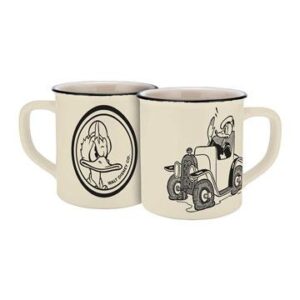 Mug Donald Duck dans la voiture en céramique