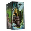 Maquette Book Nook Le Livre de la jungle Disney éclairée entre deux livres